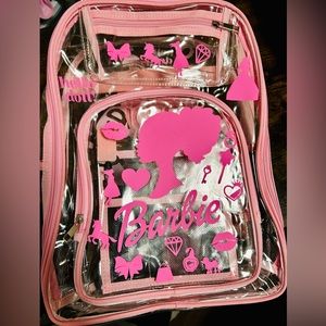 Custom Clear Barbie Backpack